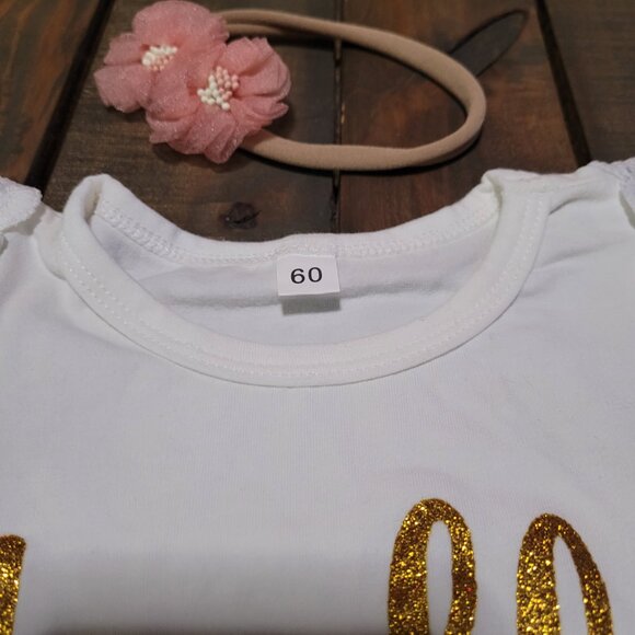 Baby Girl Half Birthday Outfit - Picture 2 of 4